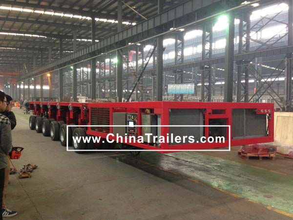 ChinaTrailers manufacture Goldhofer model Self-propelled Modular Transporters (SPMT)