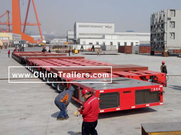 Goldhofer model PST SPMT, www.chinatrailers.com