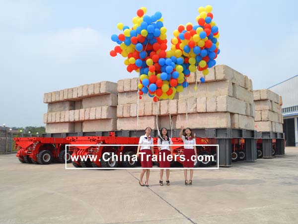 Scheuerle model SPMT, www.chinatrailers.com