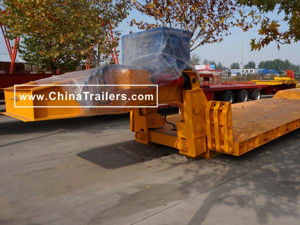 detachable gooseneck lowboy trailer, www.chinatrailers.com