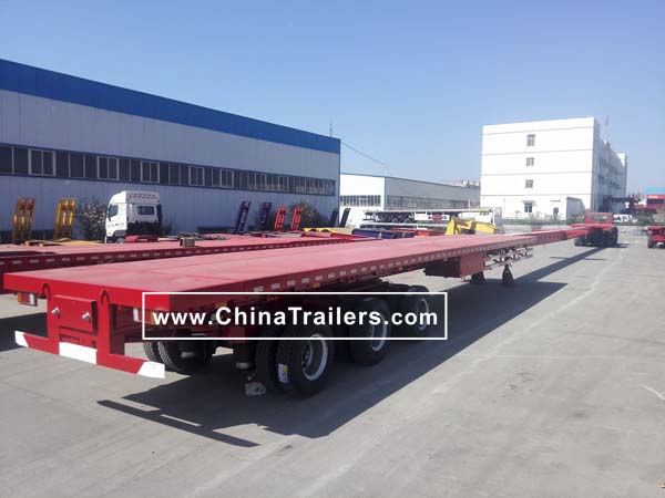 ChinaTrailers manufacture Telescopic Wind Blade Trailer