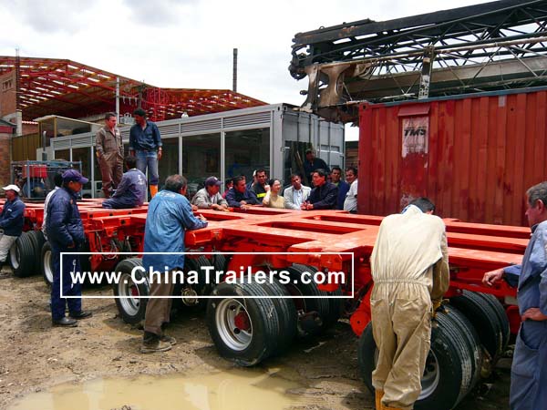 ChinaTrailers After sale service Training Commissioning in Colombia South America, www.chinatrailers.com