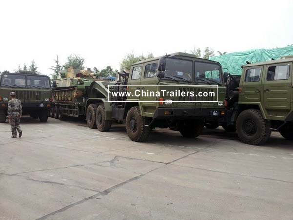 Military Tank Transporter (Army Heavy Equipment Transporter), www.chinatrailers.com