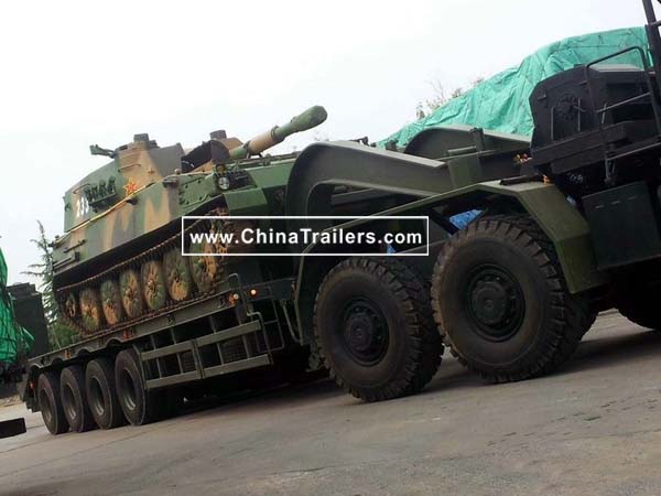 Military Tank Transporter (Army Heavy Equipment Transporter), www.chinatrailers.com