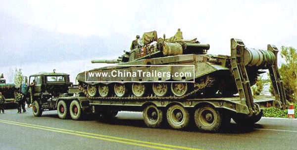 Military Tank Transporter (Army Heavy Equipment Transporter), www.chinatrailers.com