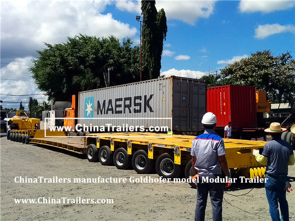 ChinaTrailers manufacture Goldhofer model Hydraulic Modular Trailer, www.ChinaTrailers.com